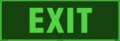KNS Textschild, Exit