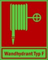 BGV A8 F 03-KNS: Typ F Löschschlauch + Zusatztext