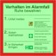 ISO 7010: Verhalten im Alarmfall mit Symbolen