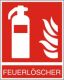 ISO 7010 F 001: Symbol Feuerlöscher mit Zusatztext Feuerlöscher