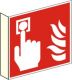 ISO 7010 F 005: Fahnenschild Brandmelder